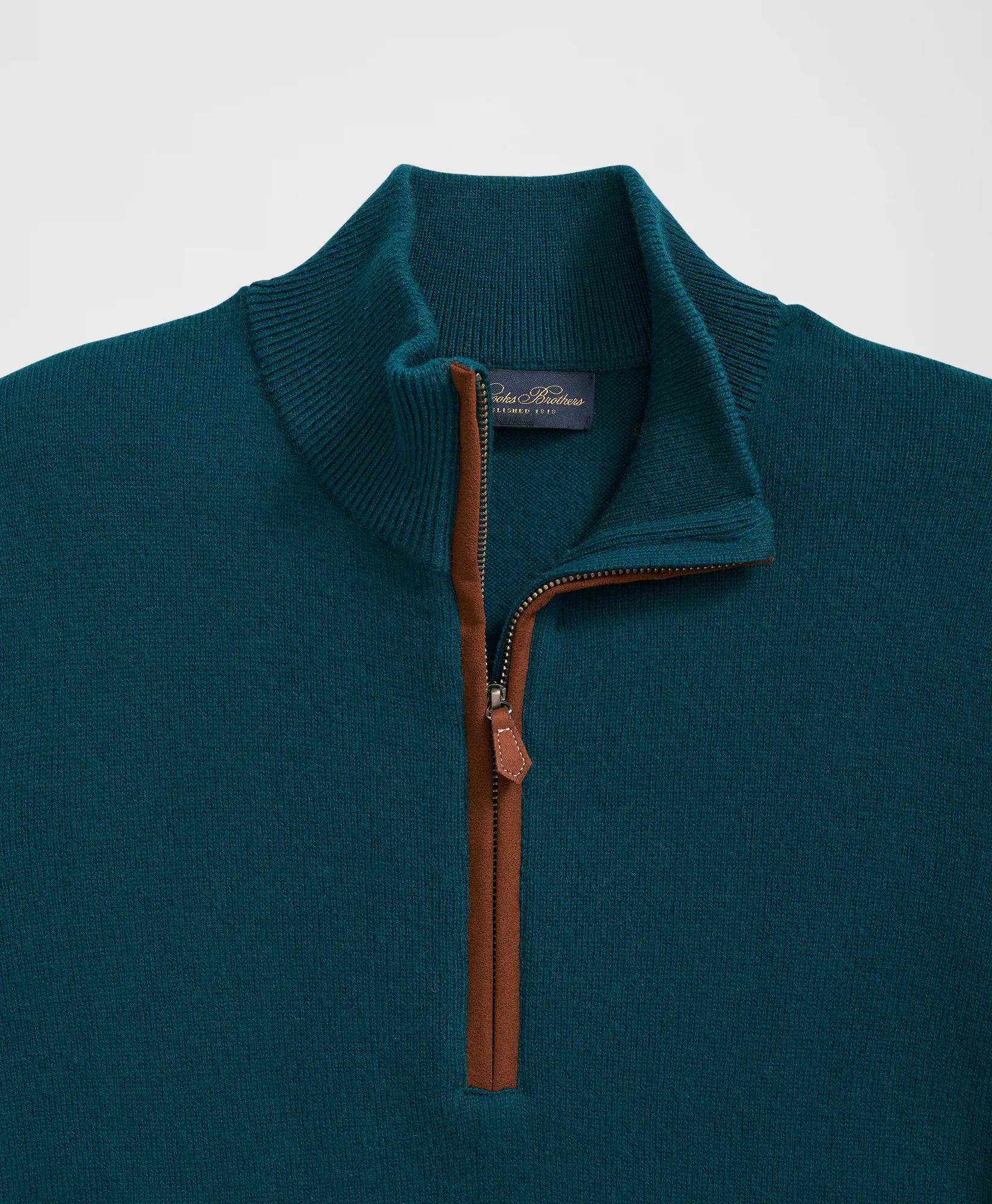 3-Ply Cashmere Half-Zip Sweater