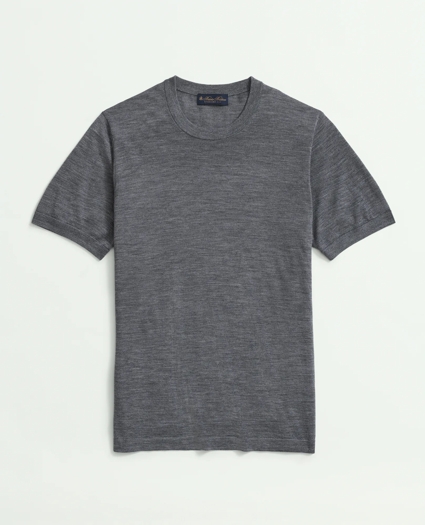Lightweight Luxe All-Season Sweater, Short Sleeve Crewneck, image 1