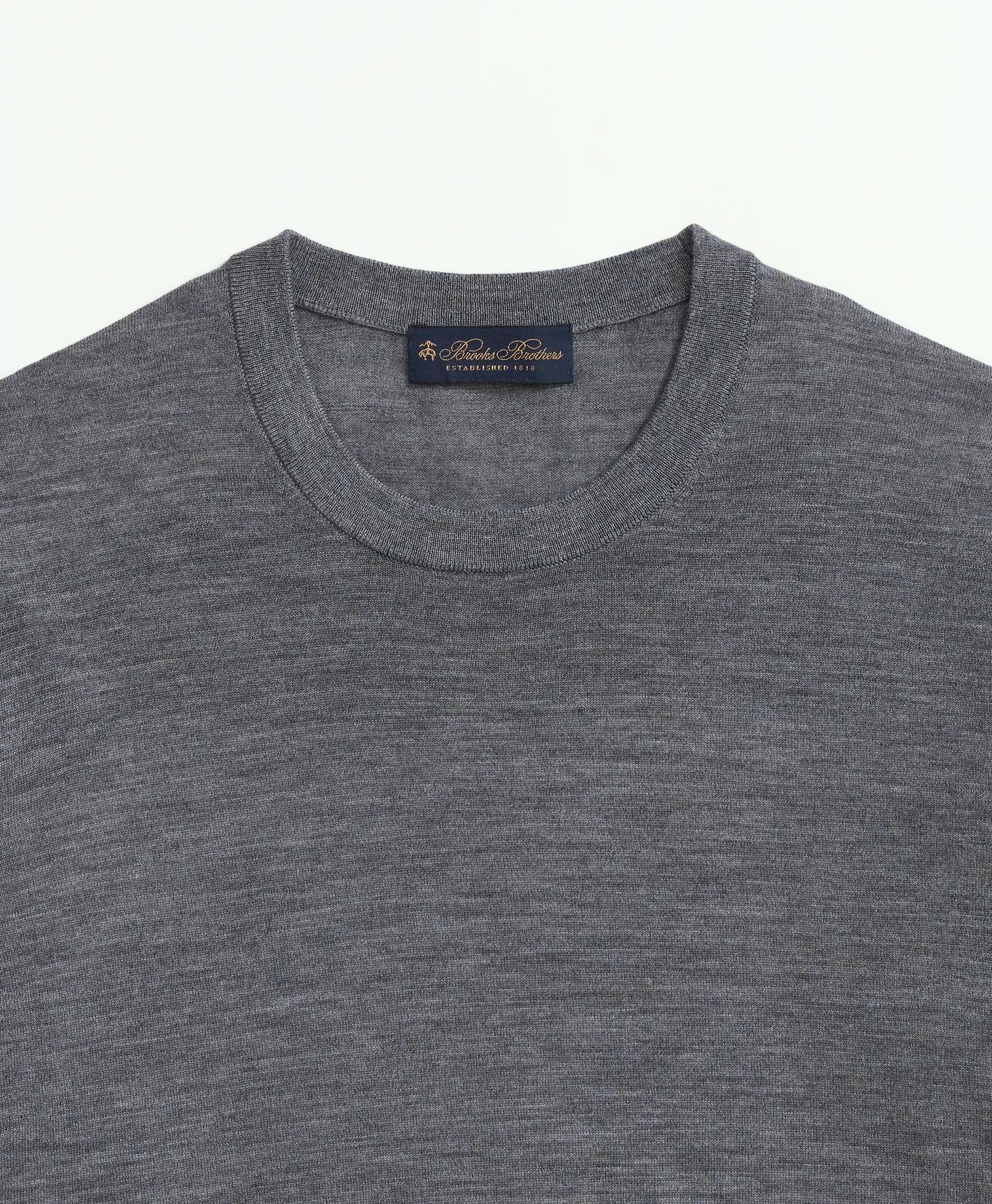 Lightweight Luxe All-Season Sweater, Short Sleeve Crewneck, image 2