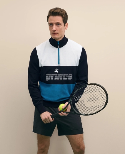 Brooks Brothers X Prince Long-Sleeve Half-Zip, image 1
