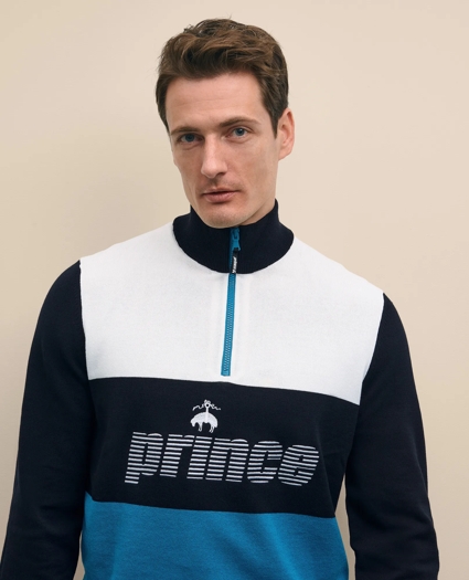 Brooks Brothers X Prince Long-Sleeve Half-Zip, image 3