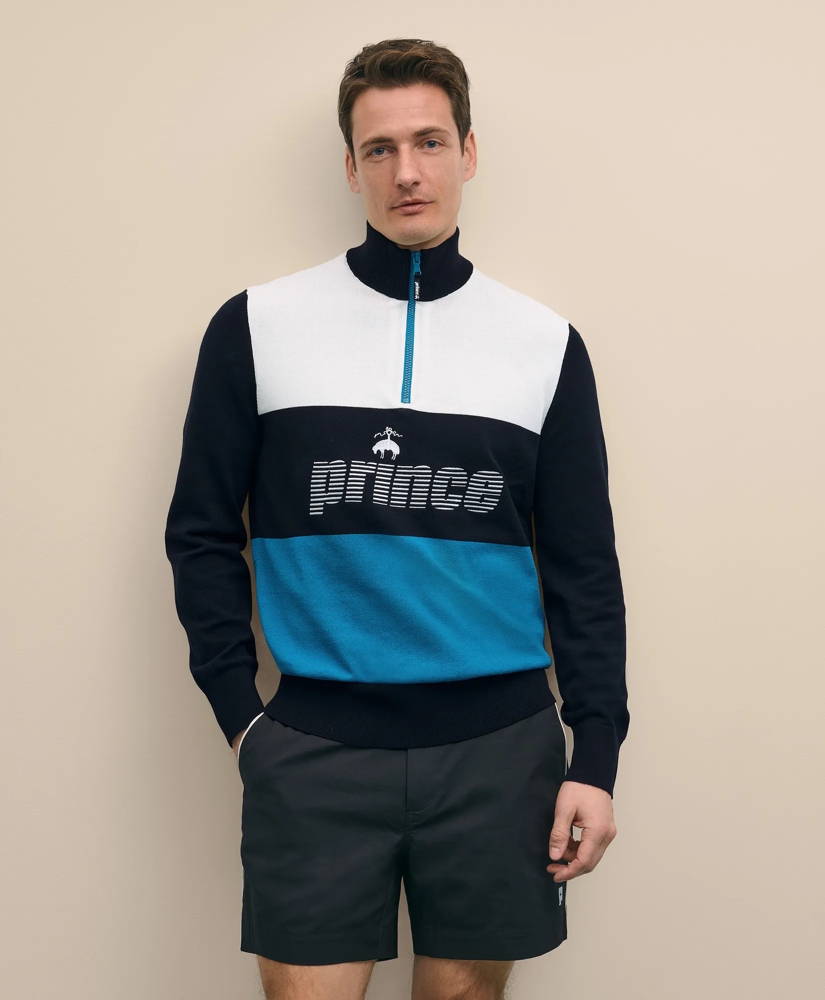 Brooks Brothers X Prince Long-Sleeve Half-Zip, image 5