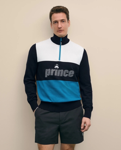 Brooks Brothers X Prince Long-Sleeve Half-Zip, image 5