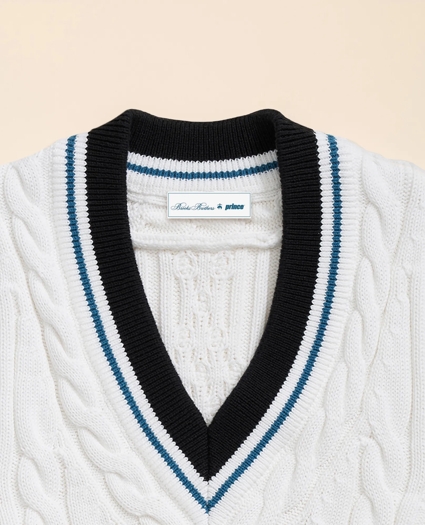 Brooks Brothers X Prince Cotton Tennis Sweater Vest, image 6
