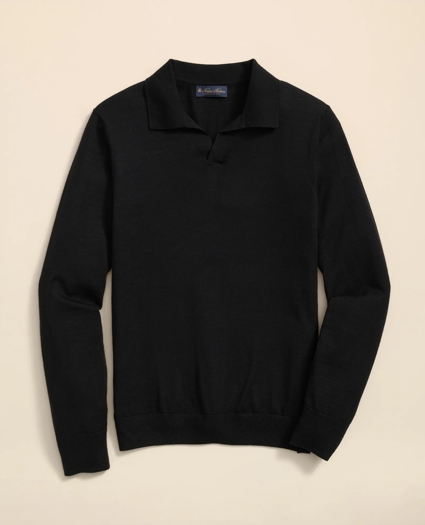 Lightweight Luxe All-Season Sweater, Johnny Collar, image 1