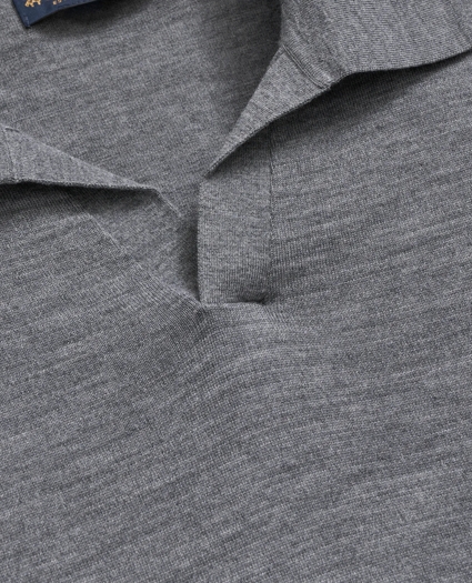 Lightweight Luxe All-Season Sweater, Johnny Collar, image 2