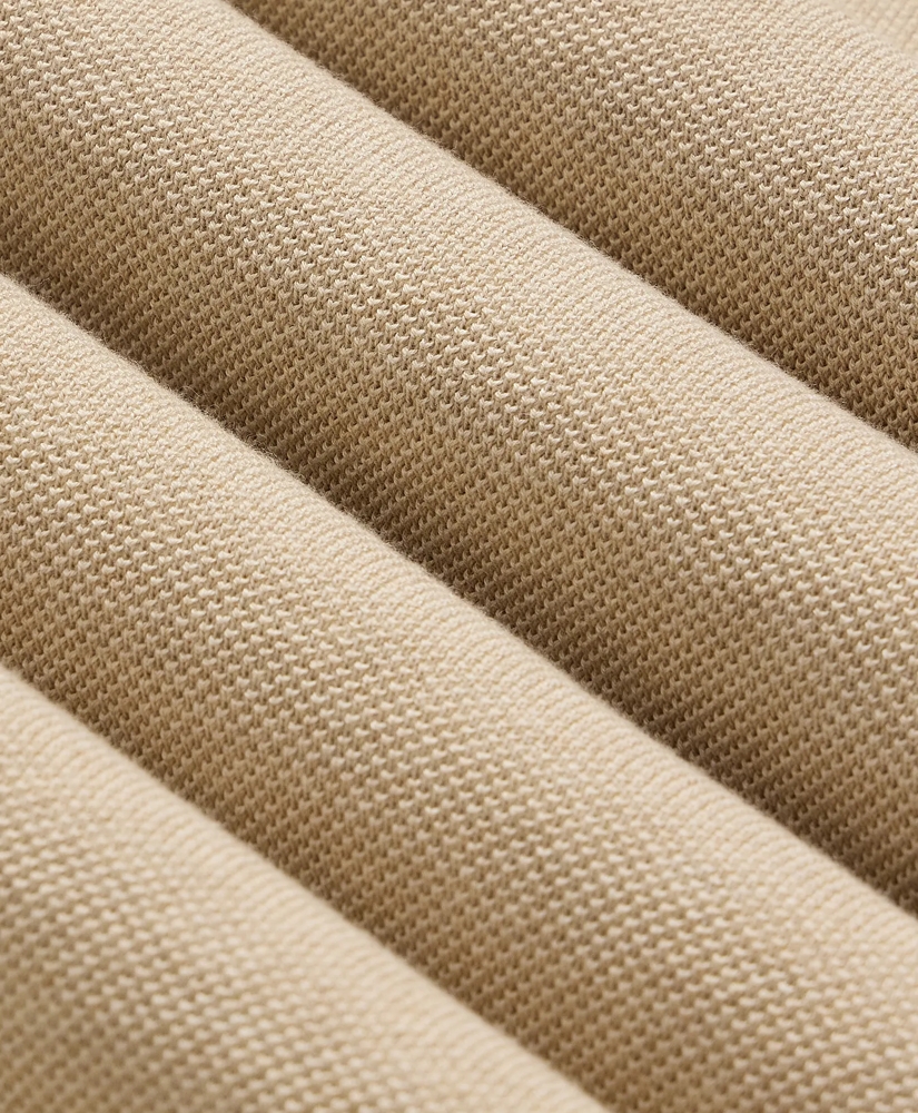 Supima&reg; Cotton Pique Crewneck Sweater, image 6
