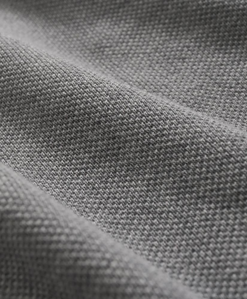 Supima® Cotton Pique Crewneck Sweater, image 3