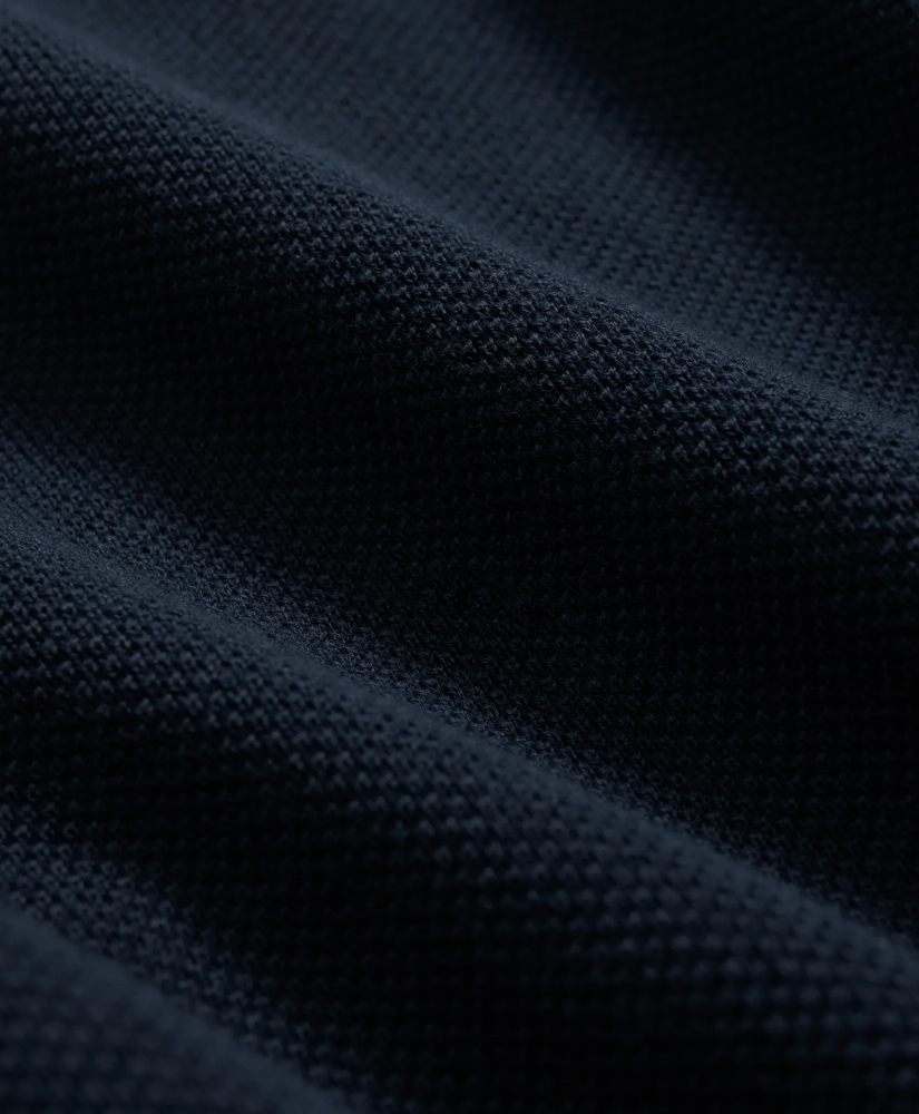 Supima® Cotton Pique Crewneck Sweater, image 3