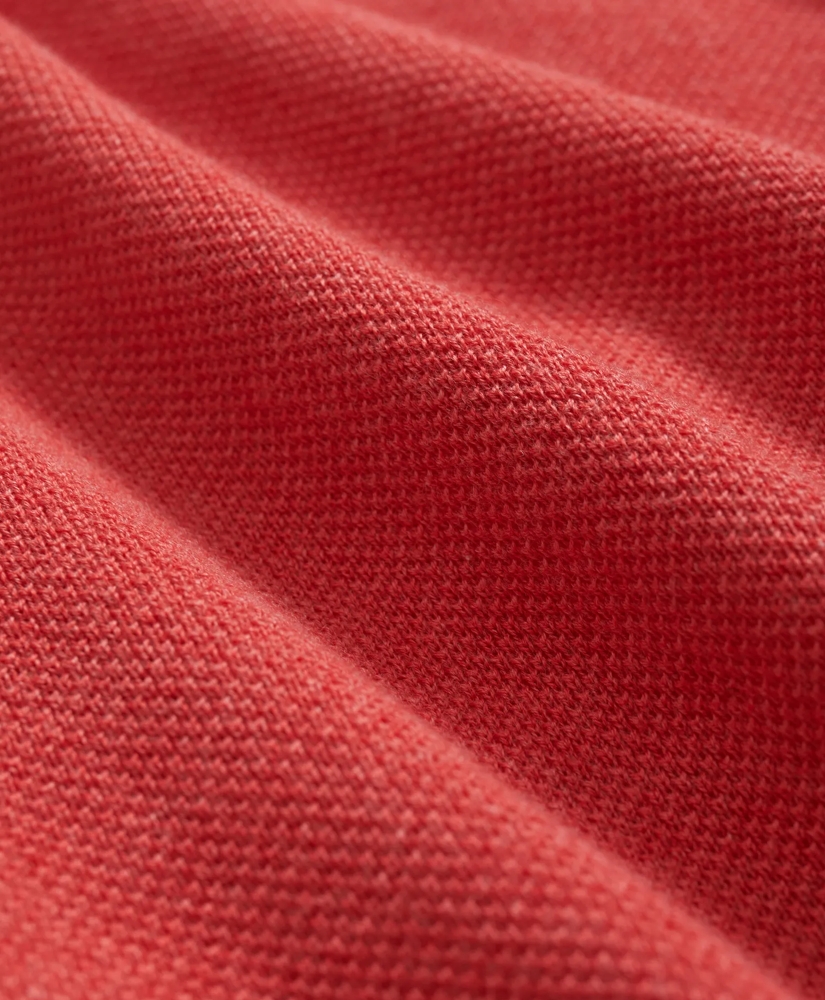 Supima® Cotton Pique Crewneck Sweater, image 3