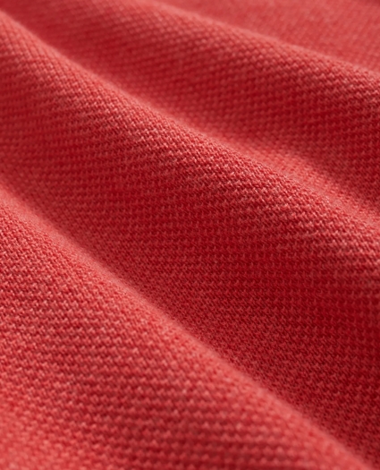 Supima® Cotton Pique Crewneck Sweater, image 3