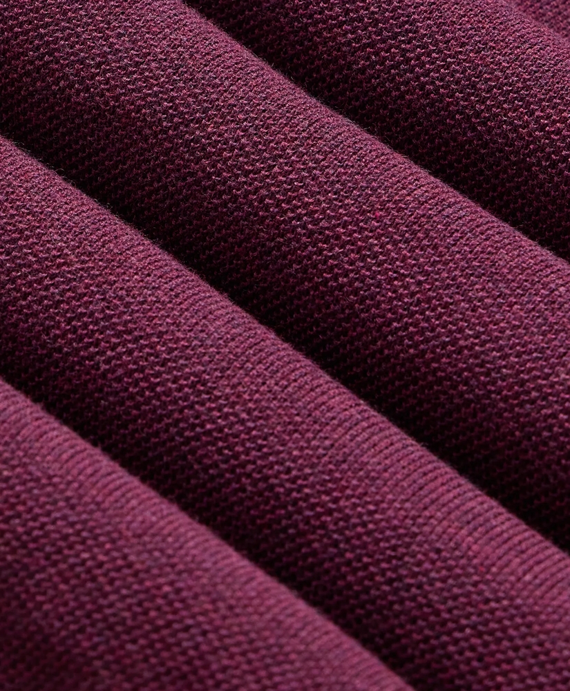 Supima&reg; Cotton Pique Quarter-Zip Sweater, image 6