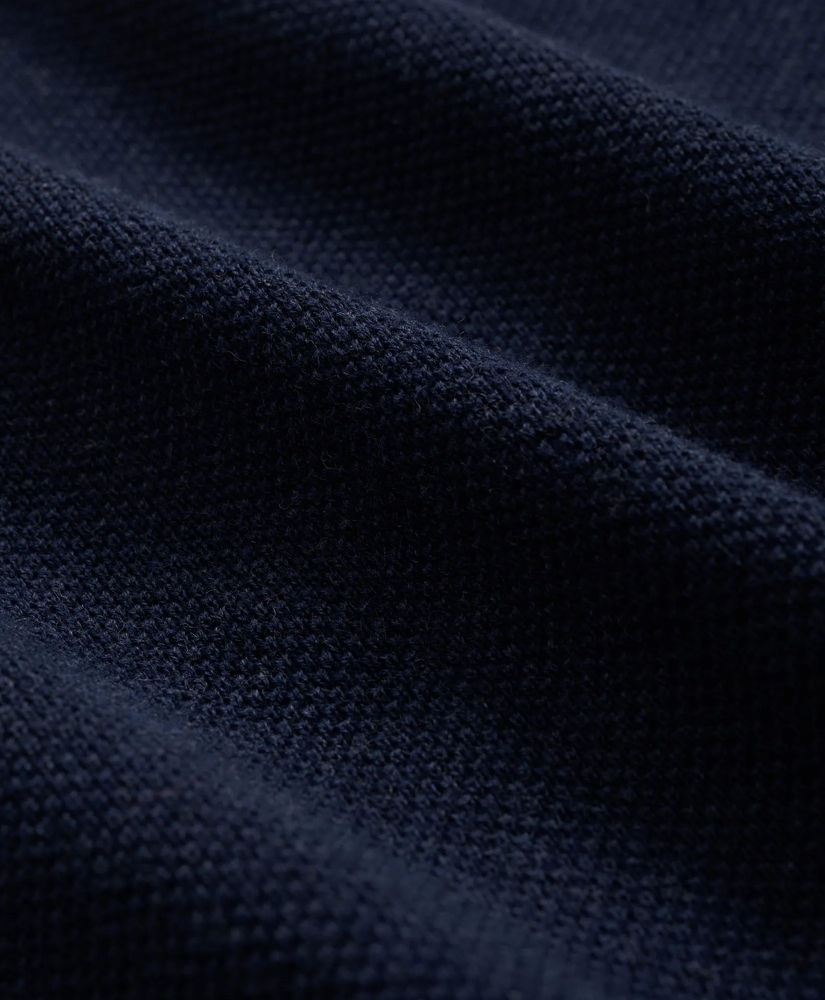 Supima® Cotton Crewneck Chest Stripe Sweater, image 3