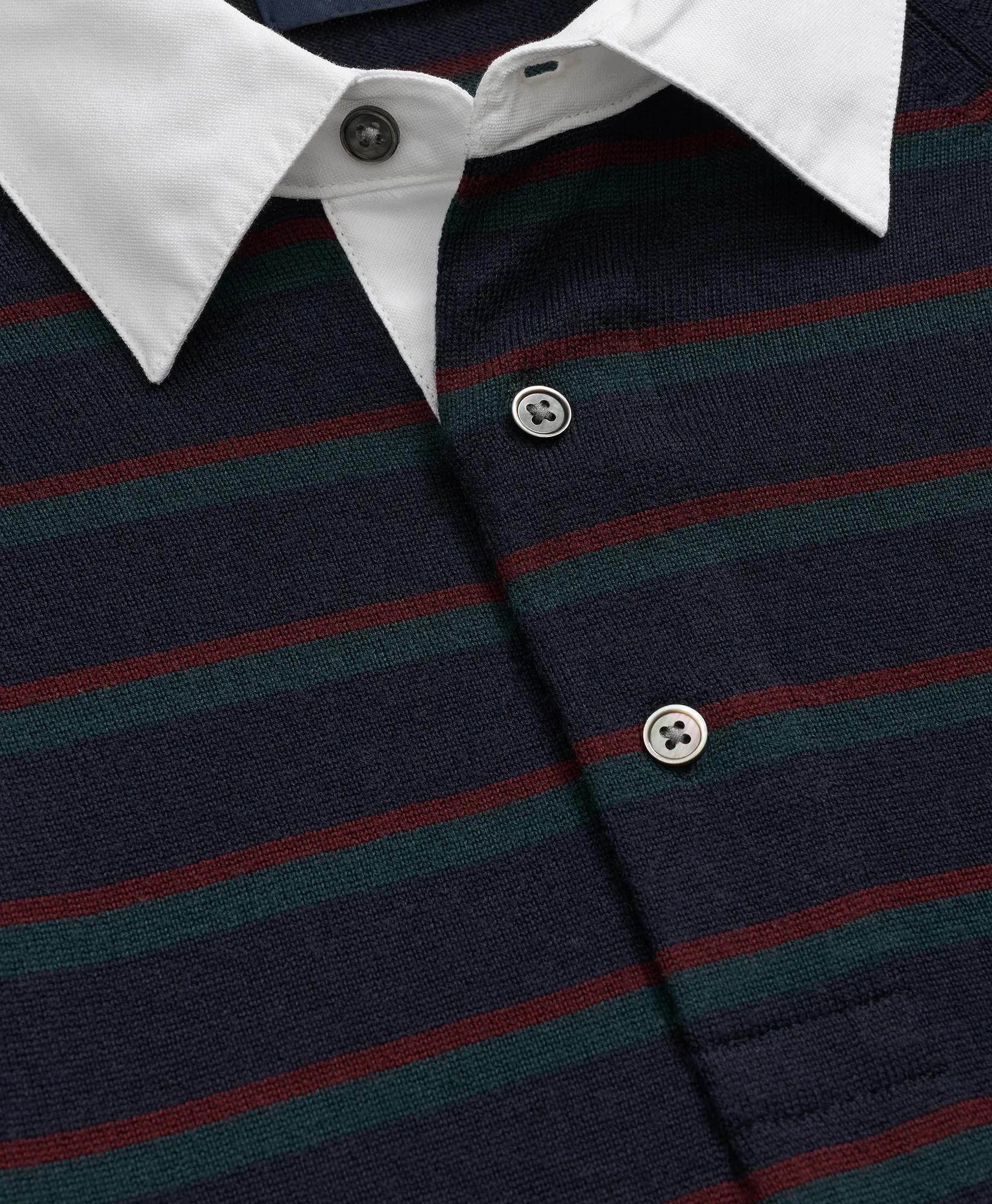 Merino Wool Rugby Sweater, image 2