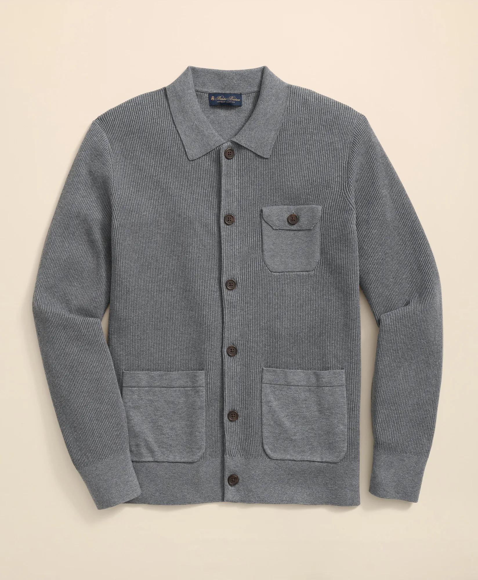 Supima® Cotton Chore Coat Sweater, image 1