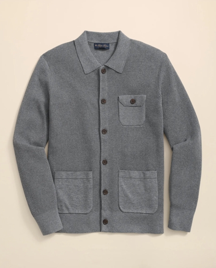 Supima® Cotton Chore Coat Sweater, image 1