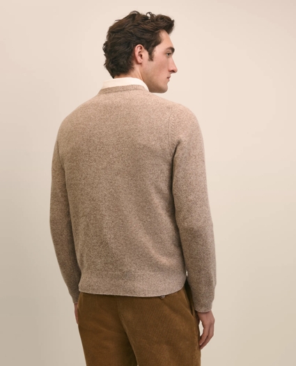 Merino Wool Intarsia Horse Motif Sweater, image 5