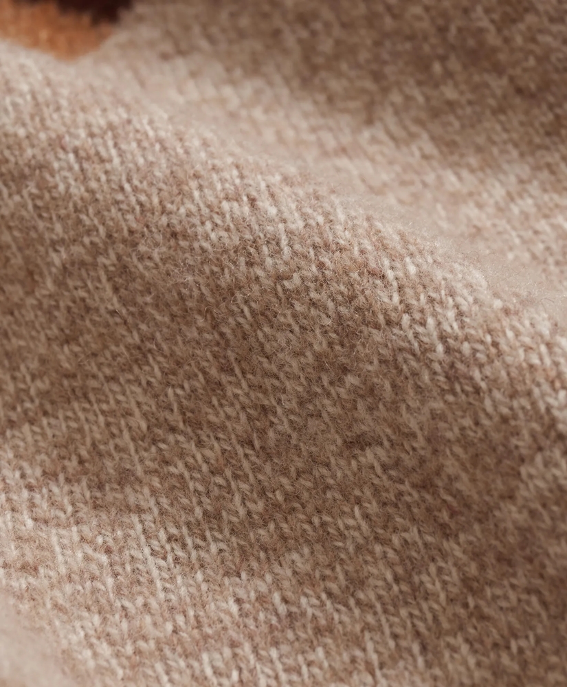 Merino Wool Intarsia Horse Motif Sweater, image 8