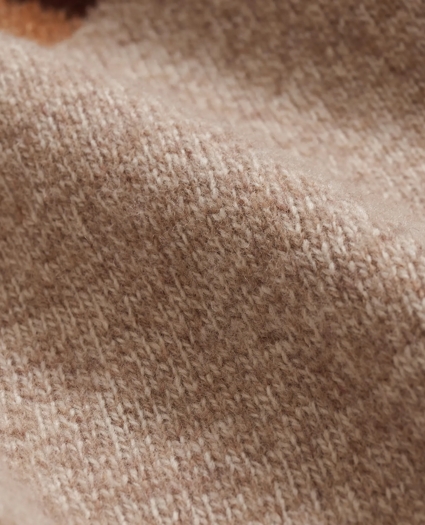 Merino Wool Intarsia Horse Motif Sweater, image 8