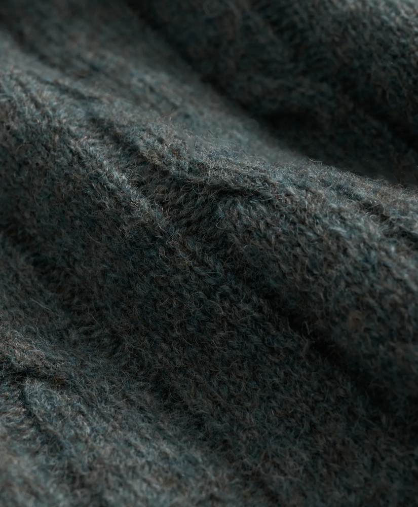 Shetland Wool Fair-Isle Tipped Archive Tennis Vest, image 3