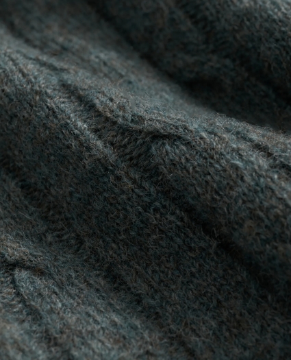 Shetland Wool Fair-Isle Tipped Archive Tennis Vest, image 3