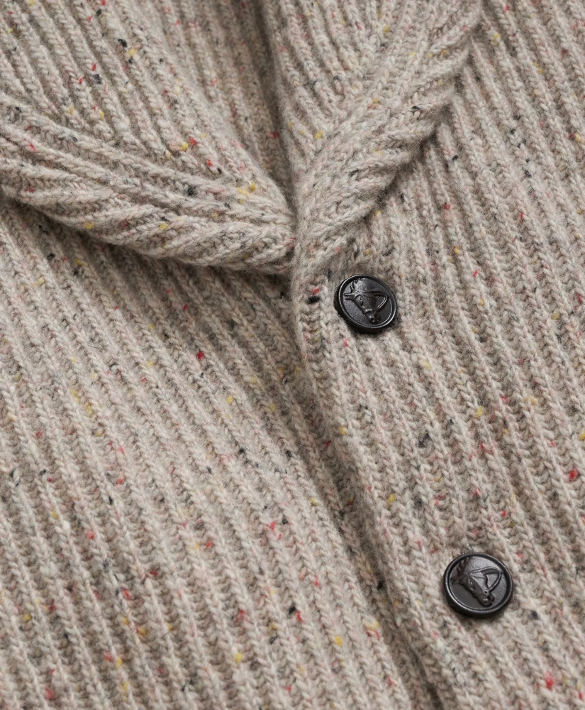 Merino Wool Donegal Shawl Cardigan