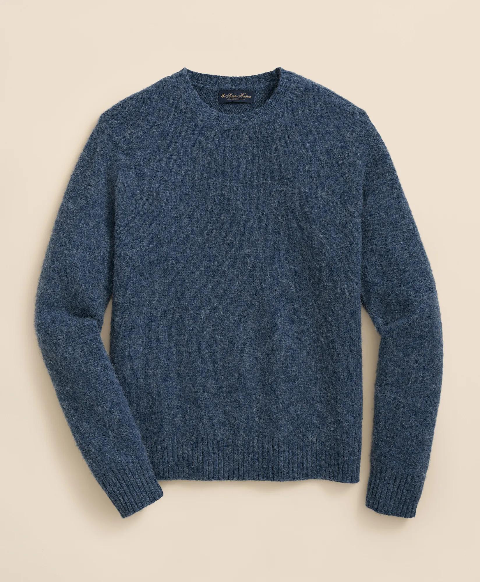 Brushed Wool Crewneck Sweater, image 1