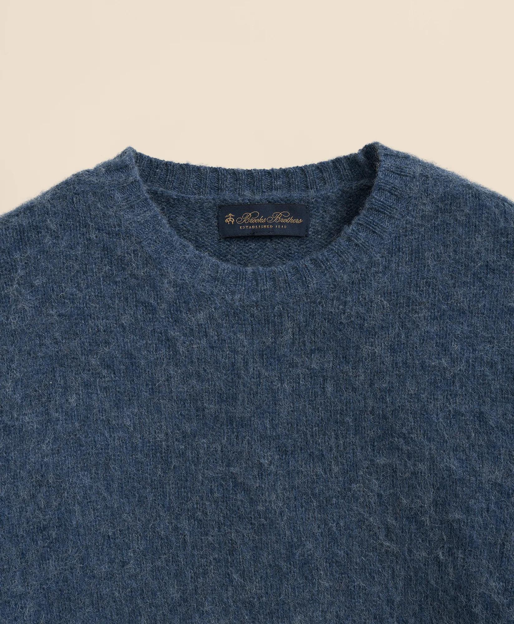 Brushed Wool Crewneck Sweater, image 2
