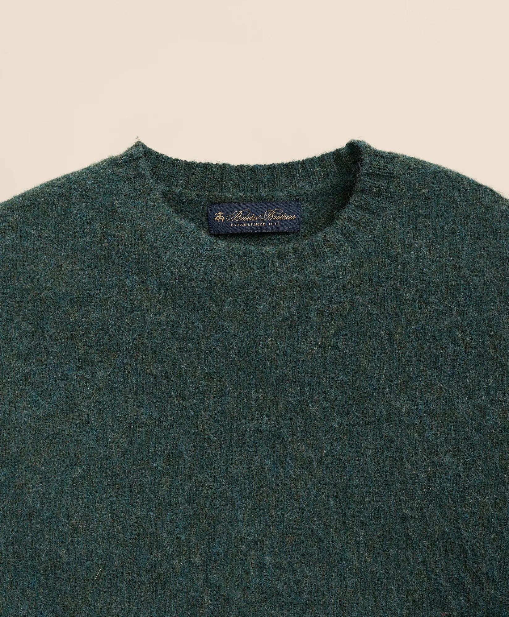 Brushed Wool Crewneck Sweater, image 2