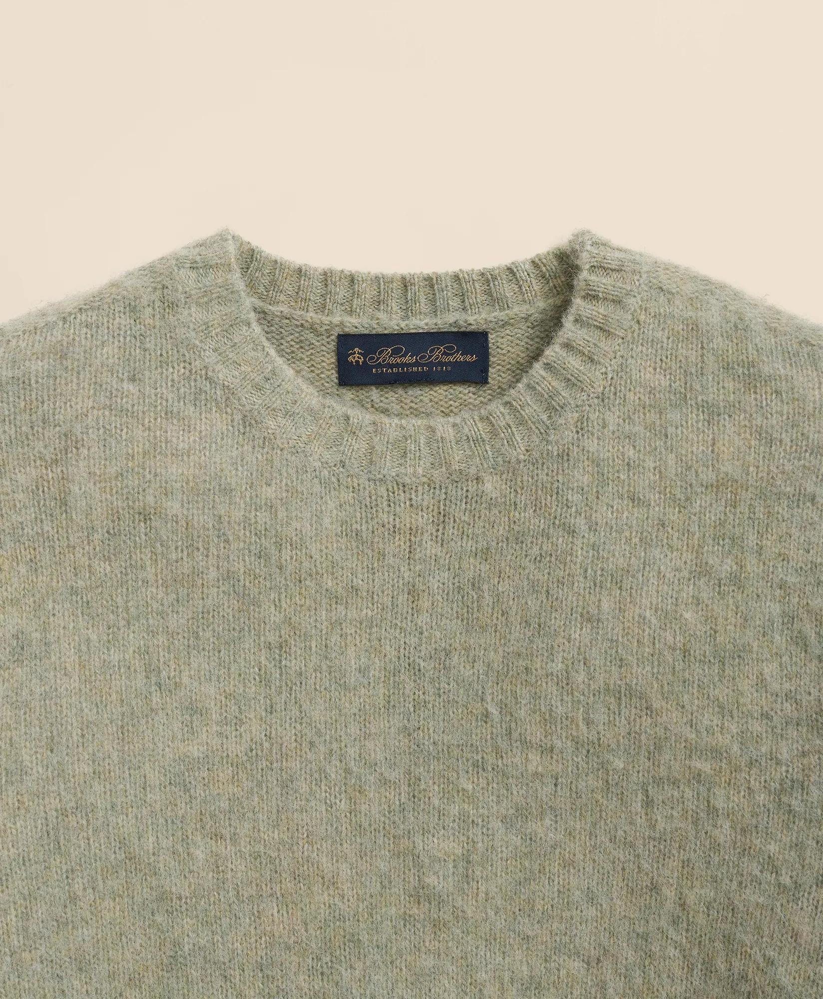Brushed Wool Crewneck Sweater, image 2