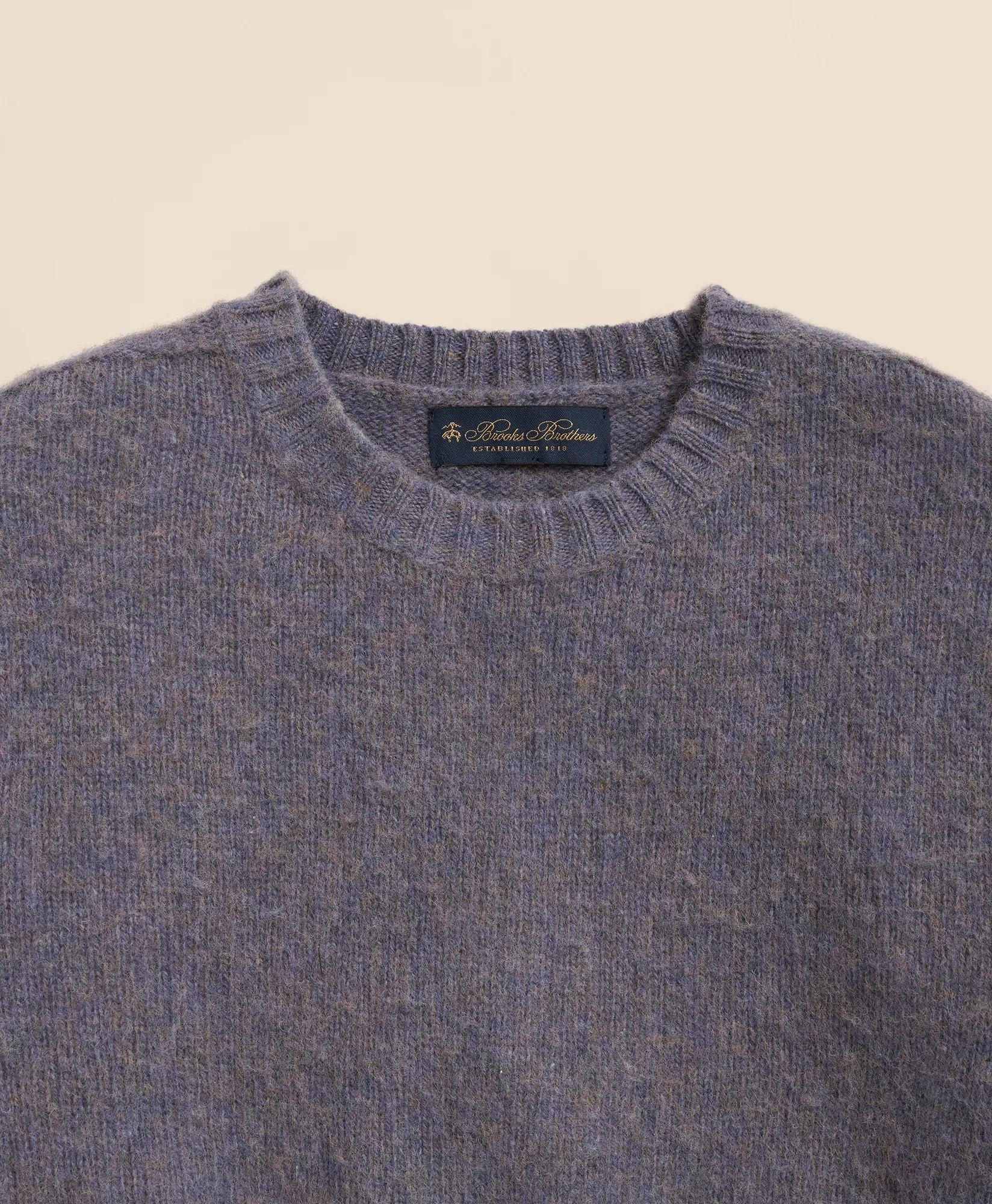 Brushed Wool Crewneck Sweater, image 2