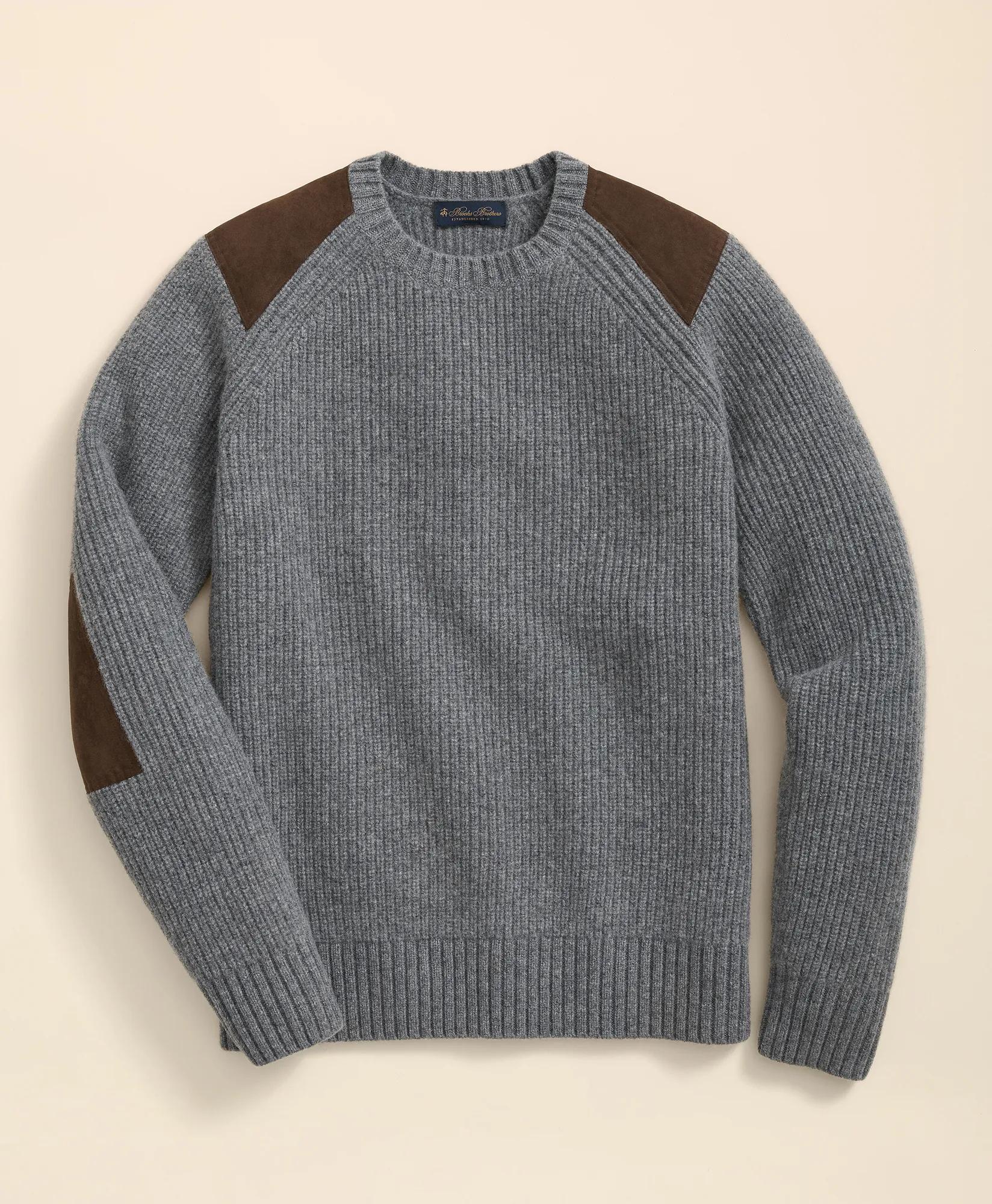 Lambswool Military Sweater, image 1