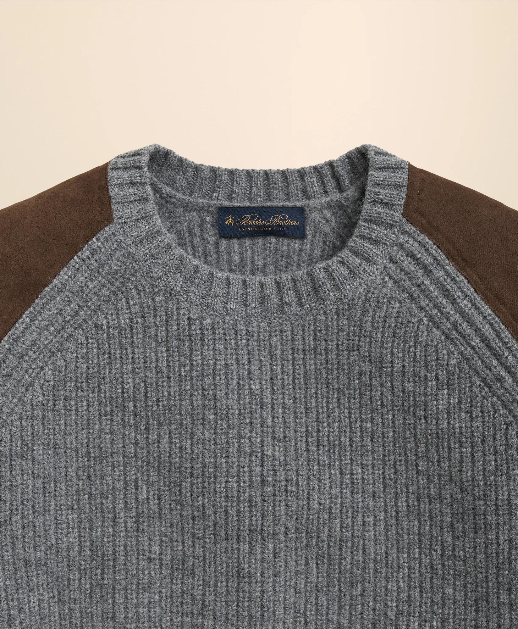 Lambswool Military Sweater, image 2