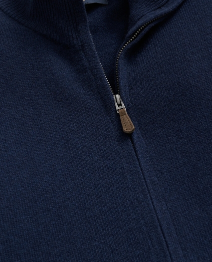 3-Ply Cashmere Full-Zip Cardigan, image 2