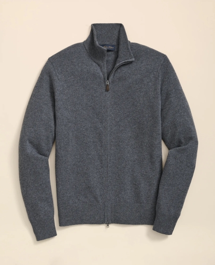 3-Ply Cashmere Full-Zip Cardigan, image 1
