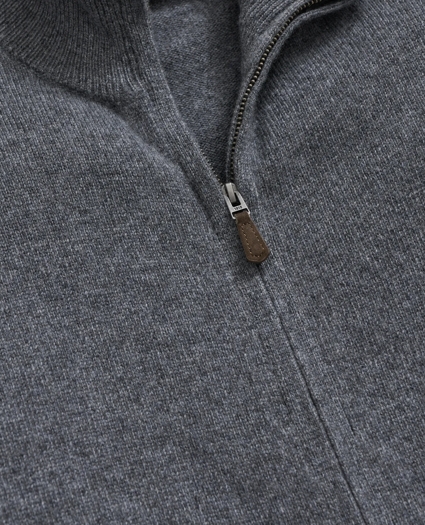 3-Ply Cashmere Full-Zip Cardigan, image 2