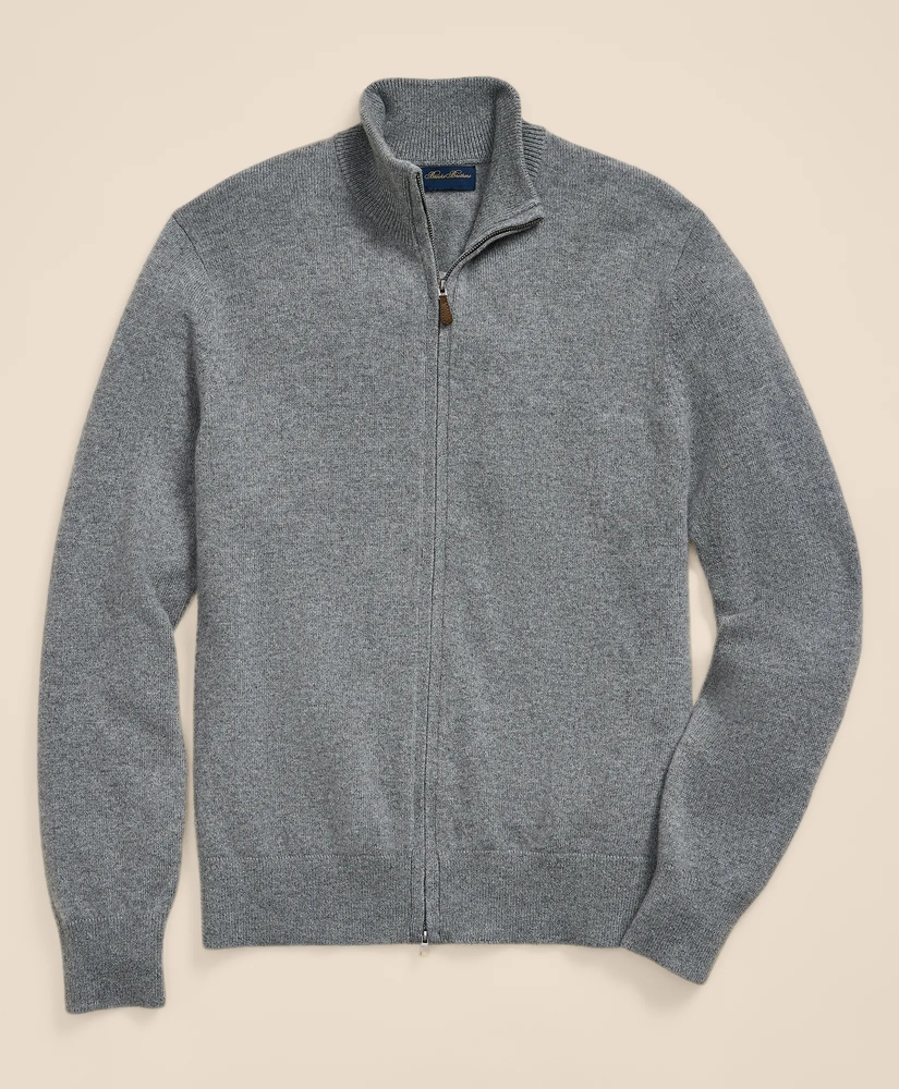 3-Ply Cashmere Full-Zip Cardigan, image 2