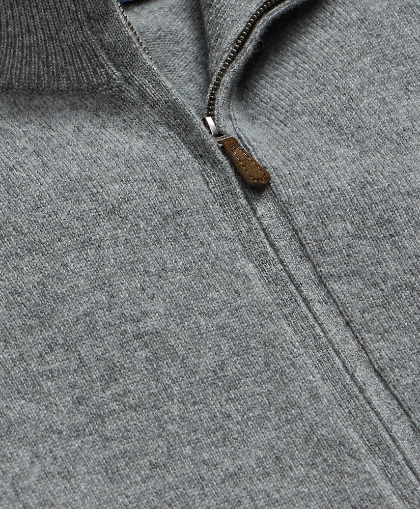 3-Ply Cashmere Full-Zip Cardigan, image 5