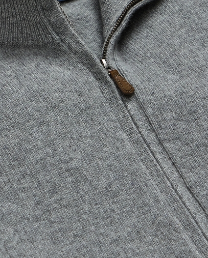3-Ply Cashmere Full-Zip Cardigan, image 5