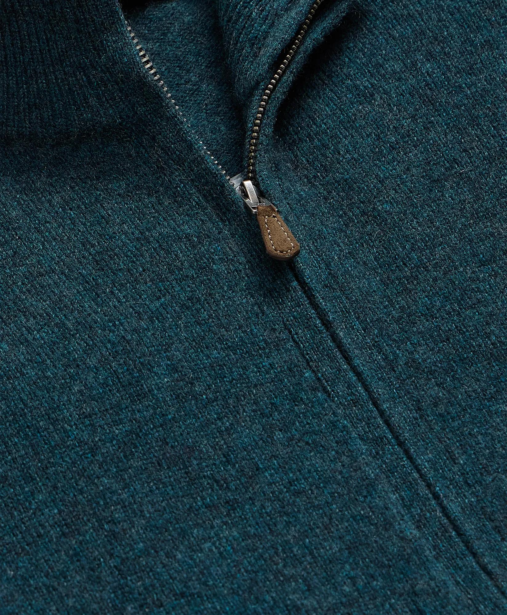 3-Ply Cashmere Full-Zip Cardigan, image 2