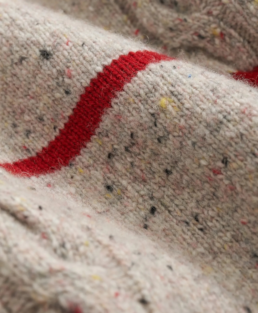 Merino Wool Donegal Stripe Sweater, image 3