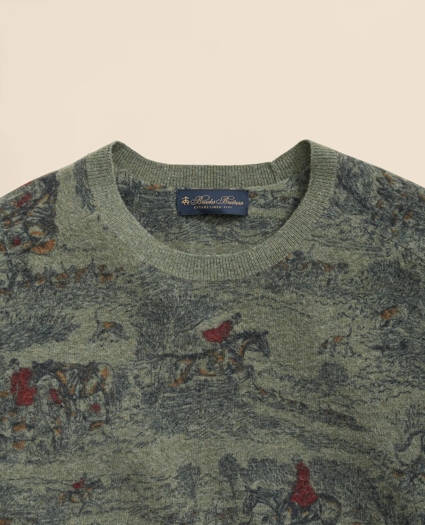 Wool Archive Equestrian Print Sweater, image 2