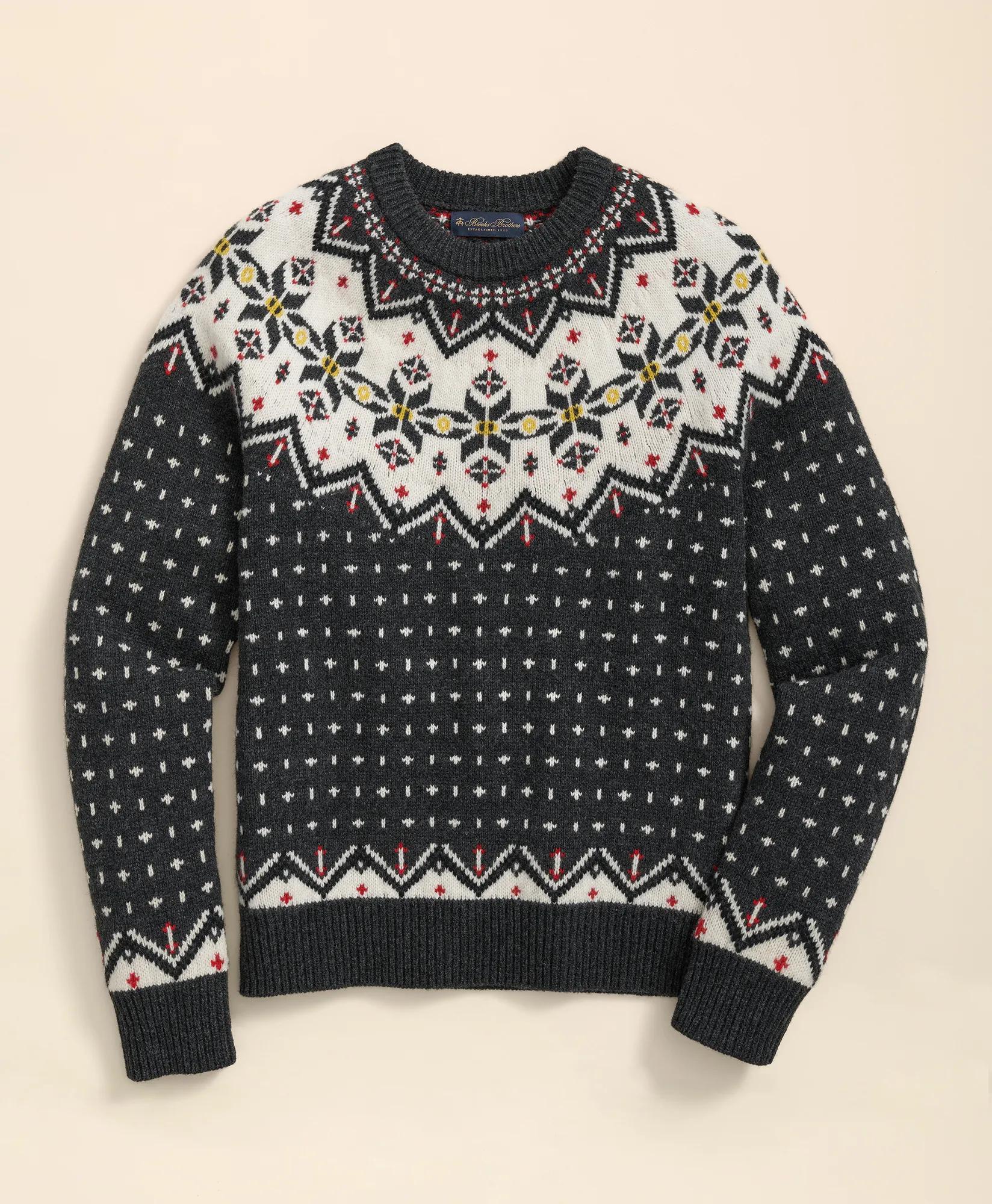 Merino Wool Archive Fair Isle Sweater, image 1