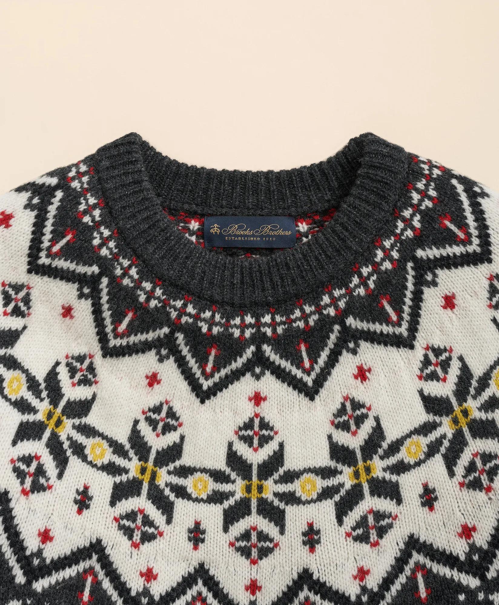 Merino Wool Archive Fair Isle Sweater, image 2