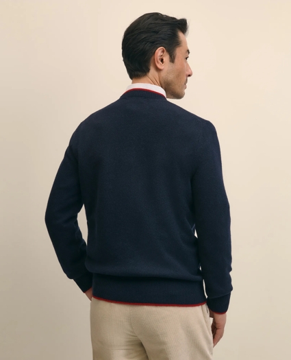 Men's Lunar New Year Merino Wool-Blend Intarsia Crewneck Sweater, image 4