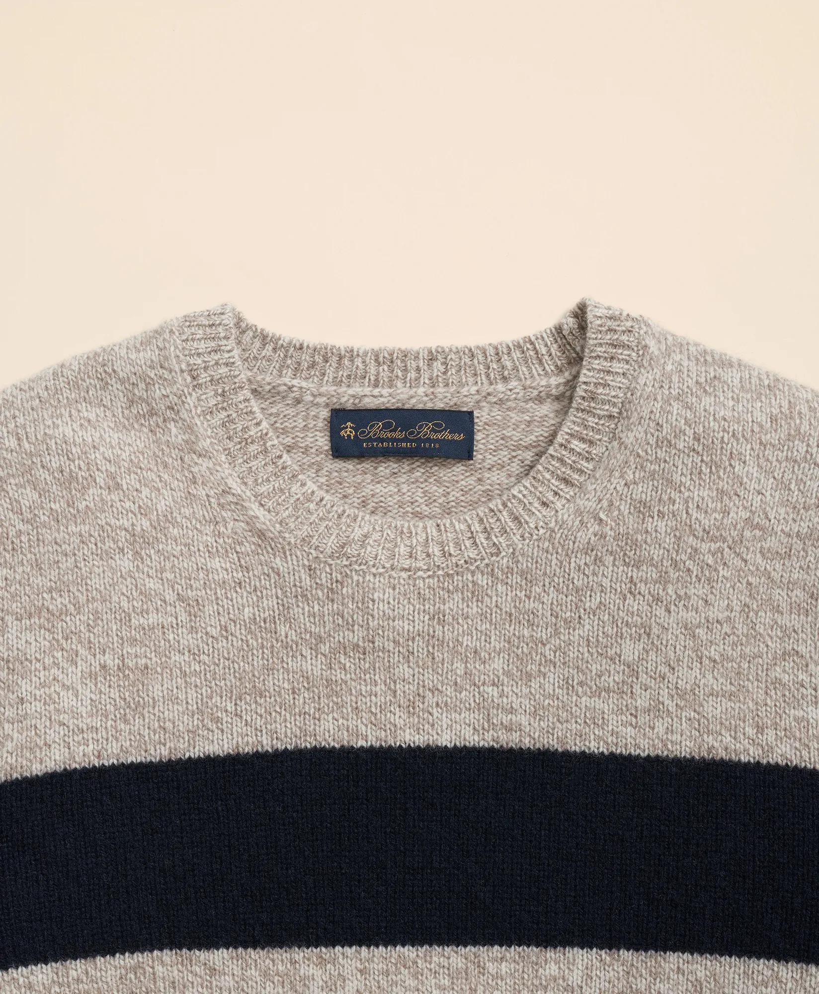 Wool Ragg Stripe Sweater, image 2