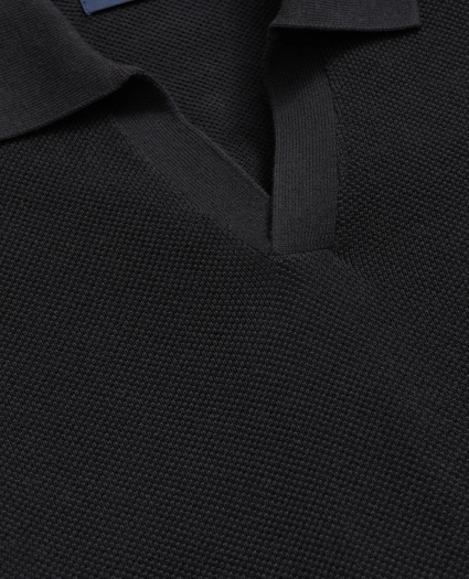 Supima® Cotton Johnny Collar Sweater, image 2