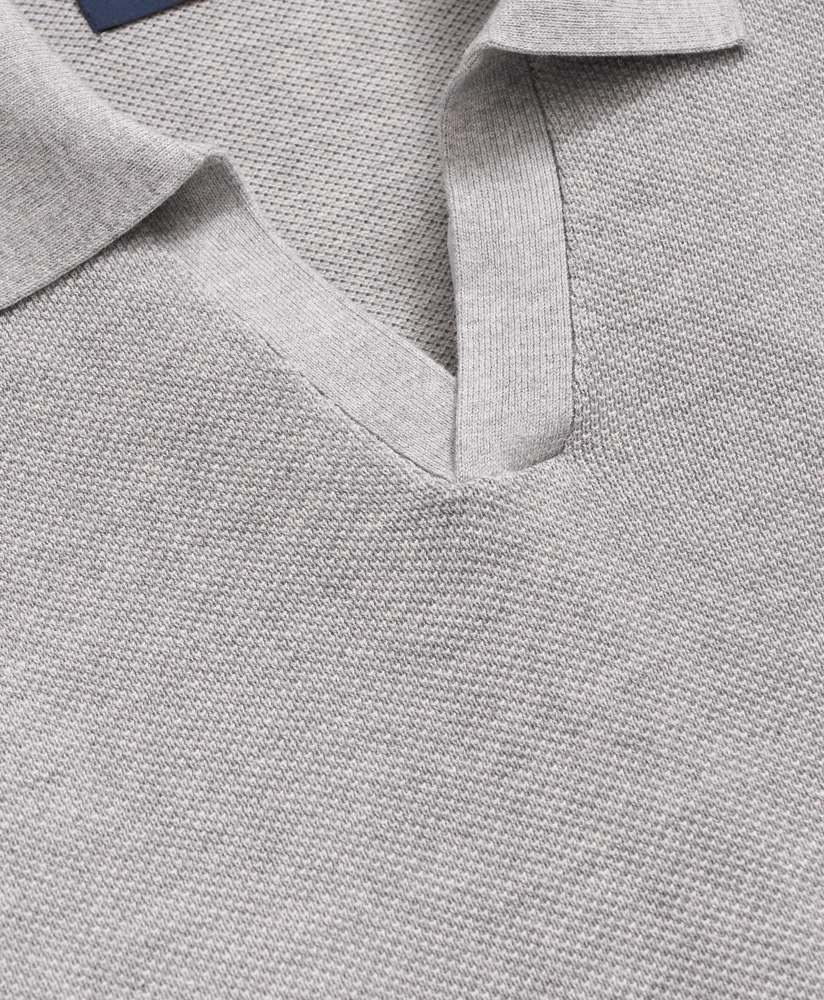 Supima® Cotton Johnny Collar Sweater, image 2
