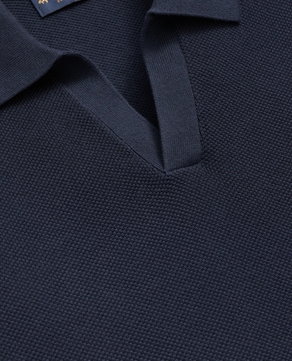 Supima® Cotton Johnny Collar Sweater, image 2