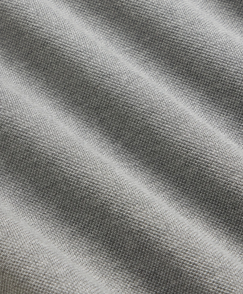 Supima&reg; Cotton Pique Quarter-Zip Sweater, image 6